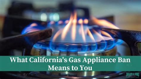 banning of gas appliances